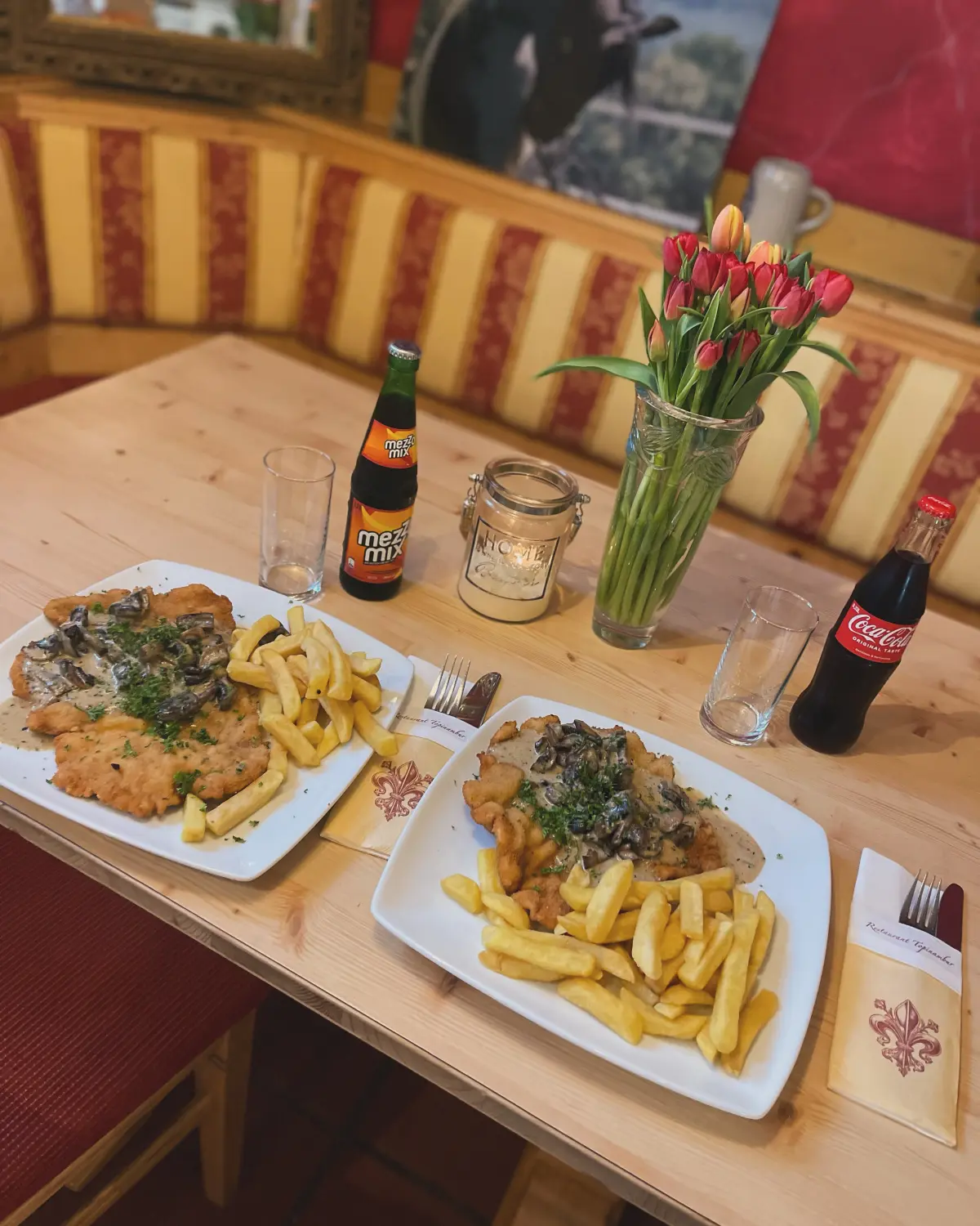 Cordon Bleu-Gerichte Restaurant Topinambur